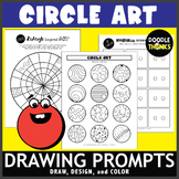 Circle Art Drawing Activities FREEBIE