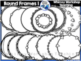Circle Frames 1 Clip Art - Whimsy Workshop Teaching