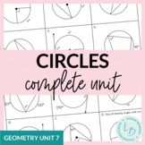 Circles Unit (Geometry Unit 7)