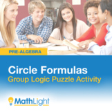 Circle Formulas Group Activity- Logic Puzzle | Good for Di