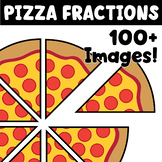 Pizza Fractions Clip Art - Math Clipart