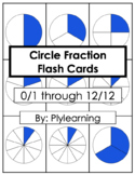 Circle Fractions Flash Cards - Recognition, Printable, Simple