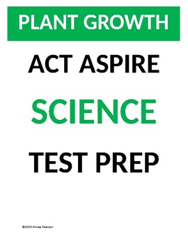 Preview of ** ACT Aspire ** Test Prep - Tomato Plants  Exemplar