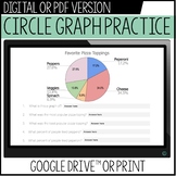 Circle Graph, Reading & Creating  - Distance Learning