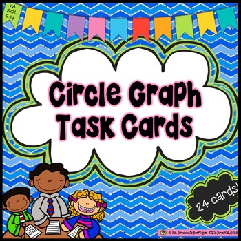 Preview of Circle Graph Task Cards