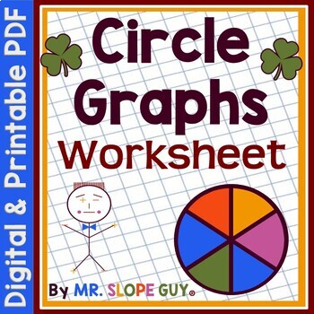 Preview of Circle Graphs Interpreting Data Worksheet