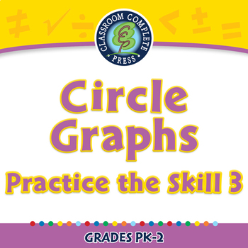 Preview of Data Analysis & Probability: Circle Graphs Practice the Skill 3 NOTEBOOK Gr.PK-2