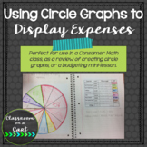 Creating Circle Graphs to Display Monthly Expenses - INB Resource