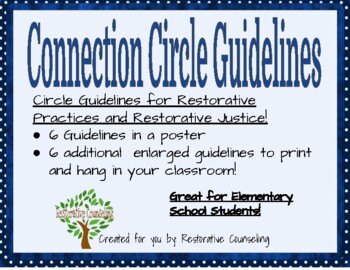 Preview of Circle Guidelines for Restorative Justice and Restorative Practices