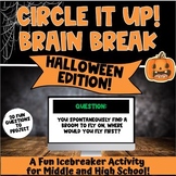 Circle It Up Halloween Brain Break Icebreaker Game / Lesson Plan