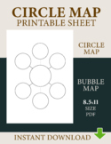Circle Map - Bubble Map - Printable Sheet