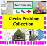 Circle Problems Collection with rubrics and answer keys