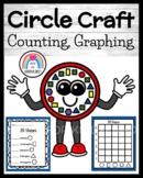 Circle Shape Craft, Counting, and Graphing for Kindergarte