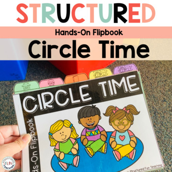 Preview of Circle Time Activities Flipbook for Preschool, Pre-K Special Education