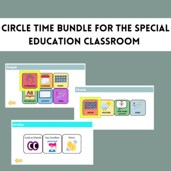 Preview of Circle Time Activities for the Special Education Classroom