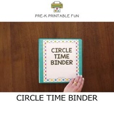 Circle Time Binder for Pre-K Daycare or Homeschool