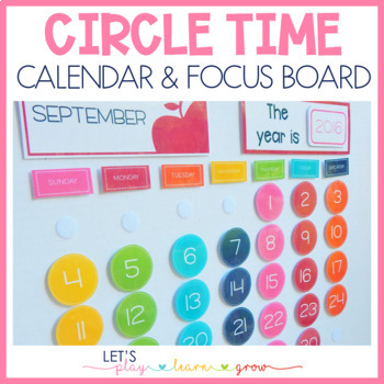 Preview of Circle Time Board For Homeschool & Elementary Classrooms