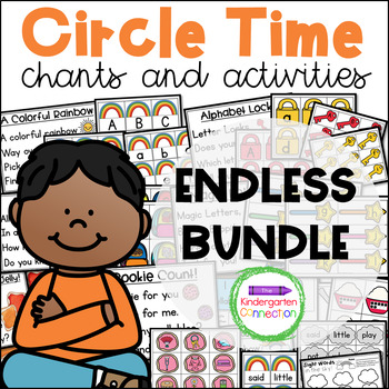 Preview of Circle Time Chants and Activities ENDLESS BUNDLE