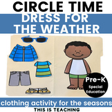 Circle Time Seasonal Dress For The Weather Activity Presch