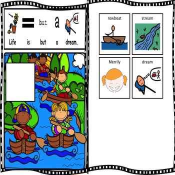 row, row, row your boat interactive nursery rhyme circle