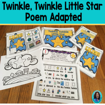 Preview of Twinkle Twinkle Little Star, Interactive Book Circle Time Fun