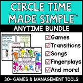Circle Time Games, Songs, and Fingerplays for Preschool