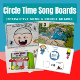 Circle Time Interactive Song Boards for Preschool Special 