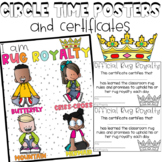 Circle Time Posters and Certificates