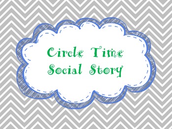 Preview of Circle Time Social Story
