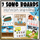 Circle Time Song Boards - 10 Interactive Visual Supports f