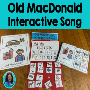 Preview of #Catch24 Interactive Old MacDonald Book: Adapted Versions and File Folder Song