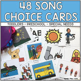 Circle Time Songs Choice Cards - Preschool - Kindergarten 