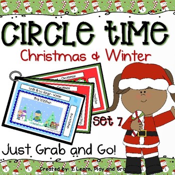 Preview of Circle Time Songs for Winter - Set 7