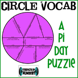 Circle Vocabulary Cooperative Puzzle for Display