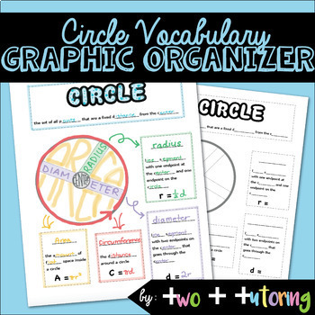 Preview of Circle Vocabulary Graphic Organizer