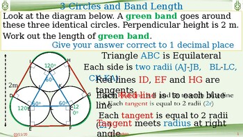 Preview of Circle and Band length problem