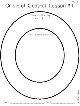 Circle of Control by Caring Counseling | TPT