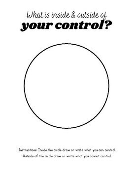 Circle of Control Activity by Herndon4Learnin | TPT