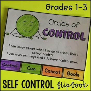Preview of Circle of Control - Flipbook and Bookmarks
