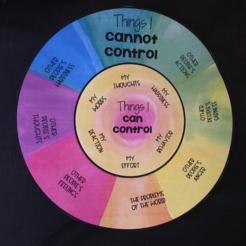 Circle of Control - Flipbook and Bookmarks by The Counseling Teacher Brandy