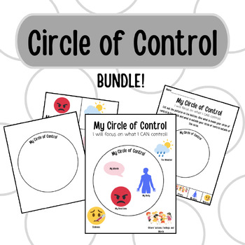 Circle of Control Unit Bundle! by Inspiring Special Educators | TPT