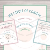 Circle of Control for Kids Printable Template & Worksheet 