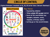 Circle of Control Poster | Things I can control | In my co