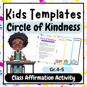 Preview of Circle of Friends: Write Positive Notes & Boost Kindness | 4th and 5th Grade