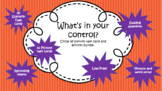 Circle of control Activity Bundle! 72 task cards with sorts!
