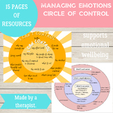 Circle of control, anxiety coping skills, social anxiety, 