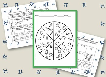 Area And Circumference Coloring Activity By Time Flies Tpt