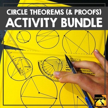 Preview of Circle Theorems Bundle: Activities, Proofs, Puzzles & More for Circle Properties