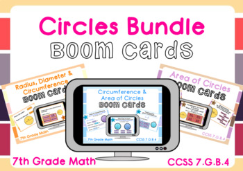 Preview of Circles Bundle Boom Cards-Digital Task Cards