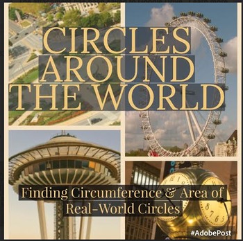 Preview of Circles (Finding Area and Circumference) Around the World